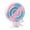 A, variant on 7‑inch lollipop‑shaped tree topper made of durable plastic, decorated with fine glitter and colorful sprinkles.