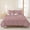 Nude Pink, variant on 3 Pieces Queen Quilt Set,Zen Meditation Stone Lake Soft Bedding Sets with 1 Quilt & 2 Pillow Shams,Nature Landscape Still Life Summer Bedspread Lightweight Coverlet Comforter for All Season