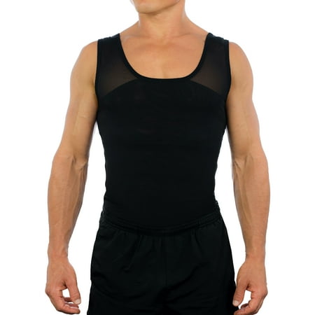 Esteem Apparel Original Men s Chest Compression Shirt to Hide Gynecomastia Moobs Shapewear (Black Large) Esteem Apparel Original Men s Chest Compression Shirt to Hide Gynecomastia Moobs Shapewear (Black Large)