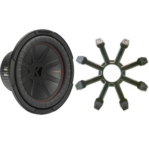 Kicker 48CWR102 CompR 10" Subwoofer, DVC, 2-ohm - Includes Grill