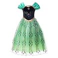 thumbnail image 1 of JerrisApparel Disfraz de Princesa para Niñas, Fiesta de Nieve, Halloween, Cosplay (6, Verd JerrisApparel JerrisApparel, 1 of 2