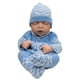thumbnail image 2 of Juguete Muñeco Bebe Prematuro Dormido 35 Cm Juguete gorro y sueter Genérico muñeco, bebe, prematuro, 2 of 4