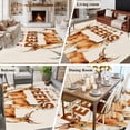 thumbnail image 6 of 5x7 Washable Area Rug, Beige Deer Non-Slip Large Rectangle Rug for Living Room Bedroom, Wildlife Animals Rustic Farmhouse Elk Rustic Farmhouse Indoor Floor Mat for Home Decor, 6 of 9