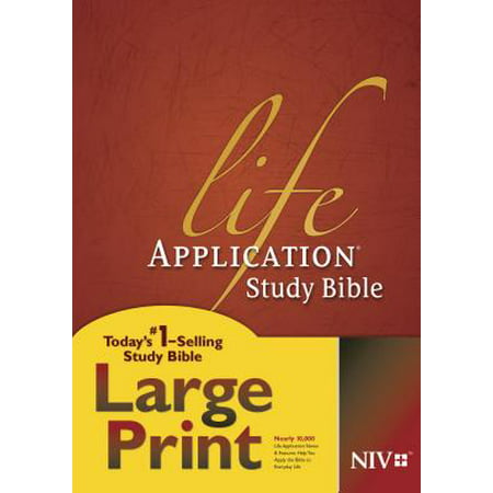 NIV Life Application Study Bible, Second Edition, Large Print (Red Letter,