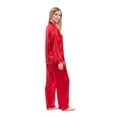 thumbnail image 3 of Women's 100% Silk Pajama Set - Luxury Sleepwear Pjs by TexereSilk (Morning Dew), 3 of 4
