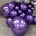 thumbnail image 4 of Juego de guirnaldas con globos MOXMAY, 127 unidades, color morado y plateado, Halloween, 4 of 7