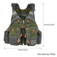 thumbnail image 5 of Vests,209 Flotation Vest Floatation Padded Superior Waistcoat Utility Padded Waistcoat Superior 209lb - Breathable Safety Waistcoat Breathable Padded Utility Vest Flotation Vest, 5 of 6
