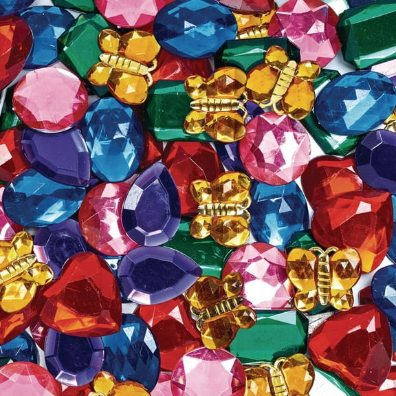 Colorations Giant Glittering Rhinestones - 1 lb.