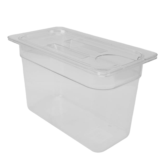 Récipient de Cuisson Lente Transparent, Capacité de 6,9l Résistant à la Chaleur Boîte pour Mijoteuse pour Cuisine