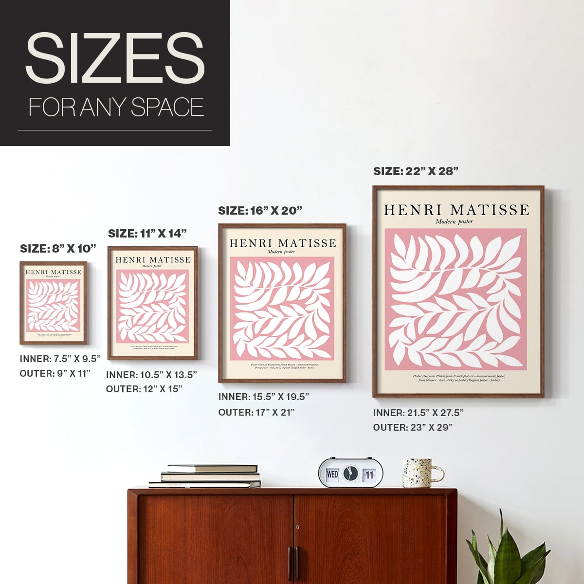 Matisse LXXIV Framed Print - Solid Wood