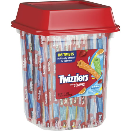 Twizzlers, Rainbow Twists Licorice Chewy Candy, 27.5