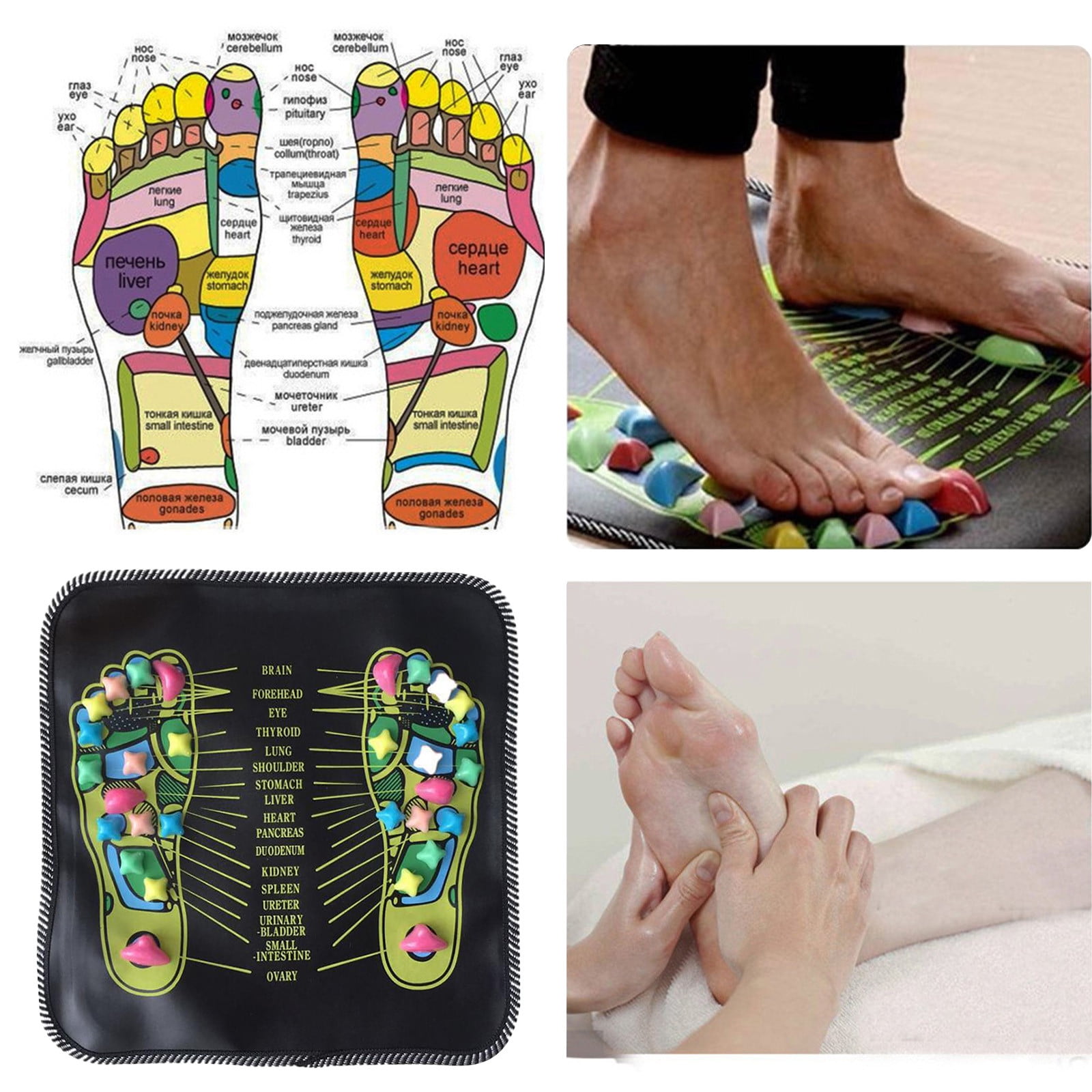 MASA SCULP ラビットフッド westride glad hand YiFudd Foot Massage Mat - Acupressure Foot Massage Mats