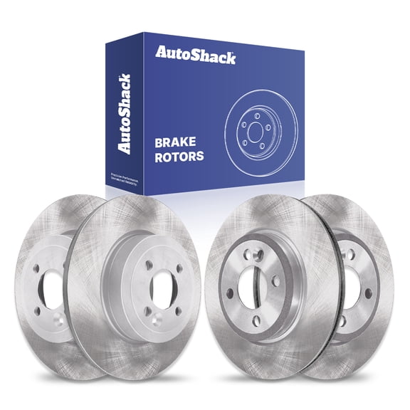 AutoShack Front & Rear Brake Rotors for Mini, Cooper 2007-2015, FWD L3 1.5L L4 1.6L