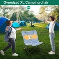 ABORON Oversized Folding Camping Chair, XL Folding Chair for Camping