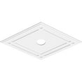 thumbnail image 2 of 38"W x 25 3/8"H x 4"ID x 13 1/4"C x 1"P Diamond Architectural Grade PVC Contemporary Ceiling Medallion, 2 of 11