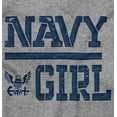thumbnail image 2 of US Navy Girl Military Anchor Logo Youth T Shirt Tee Girls Infant Toddler Brisco Brands 12M, 2 of 5