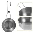 thumbnail image 5 of Mini Deep Frying Pan Pans Milk Warmer Pot Cheese Melting Pot Small Saucepan Small Stainless Steel Pot Milk Pan, 5 of 6