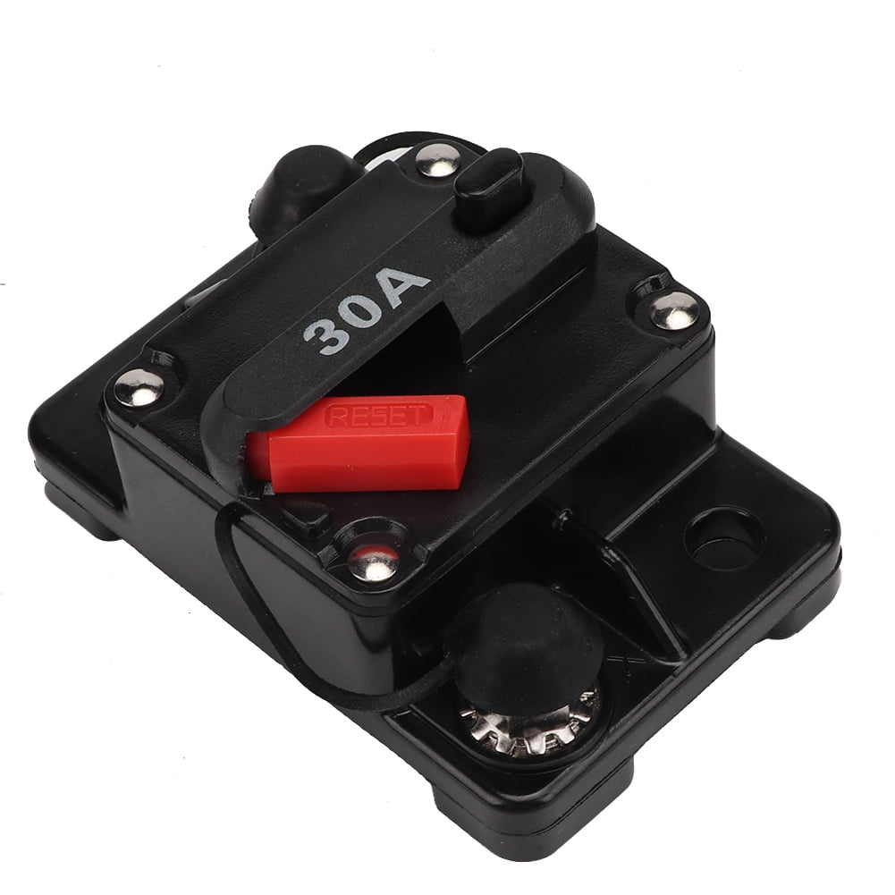 Details about   2Pcs DC 12V 30A 60A Resettable Circuit Breaker for Car Audio/Video System 