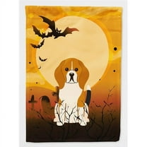 Carolines Treasures BB4306GF Halloween Beagle Tricolor Flag Garden Size