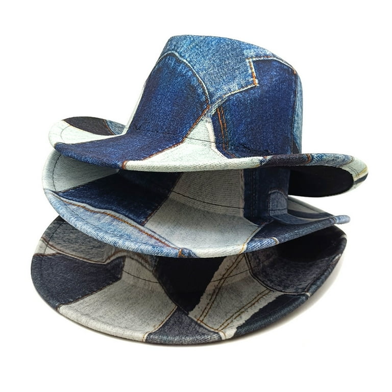 Western Cowboy Hat for Women & Men, Wide Brim Felt Hat with  display picture 1