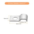 thumbnail image 2 of Uxcell 30Pack Pipe Strap, 304 Stainless Steel Pipe Support Strap Fit for 1/4in(6mm), 2 of 6