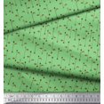 thumbnail image 2 of Soimoi Moss Georgette Fabric Arrow & Fish Ocean Printed Fabric 1 Yard 42 Inch Wide, 2 of 3