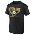 thumbnail image 2 of Men's Black Pittsburgh Steelers Steel City Football T-Shirt, 2 of 3