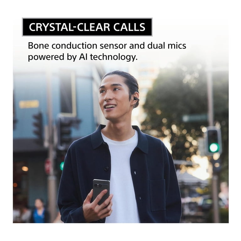 Sony, Open Ear Wireless Earbuds, LinkBuds Clip, Black - Walmart.com