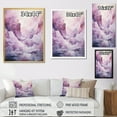 thumbnail image 4 of Designart "Pink Iceberg Polar Euphony I" Nautical & Beach Floater Framed Wall Art Living Room, 4 of 7