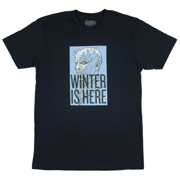 Game of Thrones Shirt Men's Night King Winter Is Here graphic T-Shirt