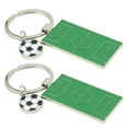 thumbnail image 1 of FRCOLOR Football Field Pendant 2PCS Cartoon Football Field Pendant Mini Football Field Keychain Pendant Zinc Alloy Football Field Keyring Pendants Multi-purpose Key Ring Pendant Gift, 1 of 5