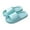 Blue, variant on GERsome EVA Slippers for Women and Men Indoor & Outdoor Thick Platform Summer Beach Non-Slip Shower Slides Bathroom Casual Slippers