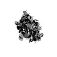 thumbnail image 1 of Ruiboury 100pcs Stud Earring Blanks Cabochon Blank 10mm Black Bezel Base Setting, 1 of 6