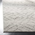 thumbnail image 4 of Adirondack Collection Area Rug - 5'1" x 7'6", Light Grey & Grey, Modern Diamond Distressed Design, Non-Shedding & Easy Care, Ideal for High Traffic Areas in Living Room, Bedroom (ADR131C), 4 of 5