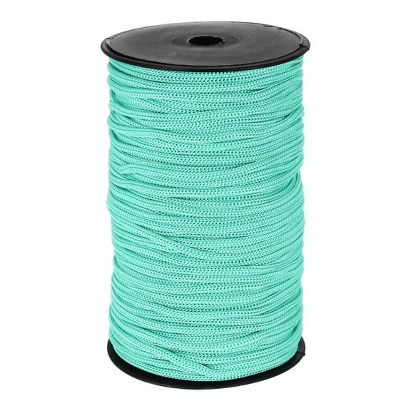 3/16 Inch Polypropylene Rope Braided Ropes, 328ft Nylon Rope Light Blue