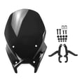 thumbnail image 3 of Parabrisas de motocicleta, pantalla para parabrisas, componente de conducción cómoda, repuesto, reparación Negro, 3 of 8