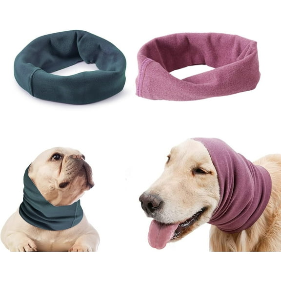 Dog Quiet Ear Covers for Ear Protection, Calming Ear Muffs for Dogs/Cats - Hood for Anxiety Relief/Calming/Warm (s)