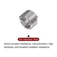 thumbnail image 4 of Uxcell 30 Pack 1/2 13 UNC 1D 12.7mm 304 Stainless Steel Helical Wire Threaded Inserts, 4 of 5