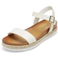 thumbnail image 1 of Sandalia DREAM PAIRS 9.5 Blanca PU Alpargata Flatform, 1 of 6