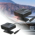 thumbnail image 7 of 12V 200W Car Heater and Defroster Portable Windshield Defogger with Dual Heating and Cooling Function, Cigarette Lighter Plug in Vehicle Heater for Fast Winter Warming and Defrosting, 7 of 7