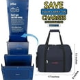 17X13X8 Inches JetBlus Airlines Personal Item Under Seat Duffel bag