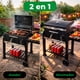 thumbnail image 4 of Asador de Carbon JARDIMEX Ahumador Portatil con Ruedas Termometro Analogo Parrilla de Acero Inoxidable Asadores de Carne Jardin Jardimex Con Parrilla Acero Carne Practico, 4 of 7