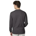 thumbnail image 3 of Hanes Beefy-T Unisex Long Sleeve T-Shirt Smoke Gray 3XL, 3 of 4