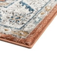 thumbnail image 6 of Unique Loom Nyla Collection Area Rug - Princess (6' x 9' Rectangle Salmon Pink/Dark Gray), 6 of 7