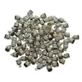 thumbnail image 4 of 100Pcs Tapas de extremos de cordón de plástico Tapas de borla - Accesorios de joyería con hebilla de enlace de cordón de cuero para la fabricación de 6mm Soledad Media tapa de cuentas de campana redonda, 4 of 10