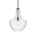 thumbnail image 3 of Kichler Everly 19.75" Transitional 1 Light Black Pendant Light with Clear Glass, 3 of 5