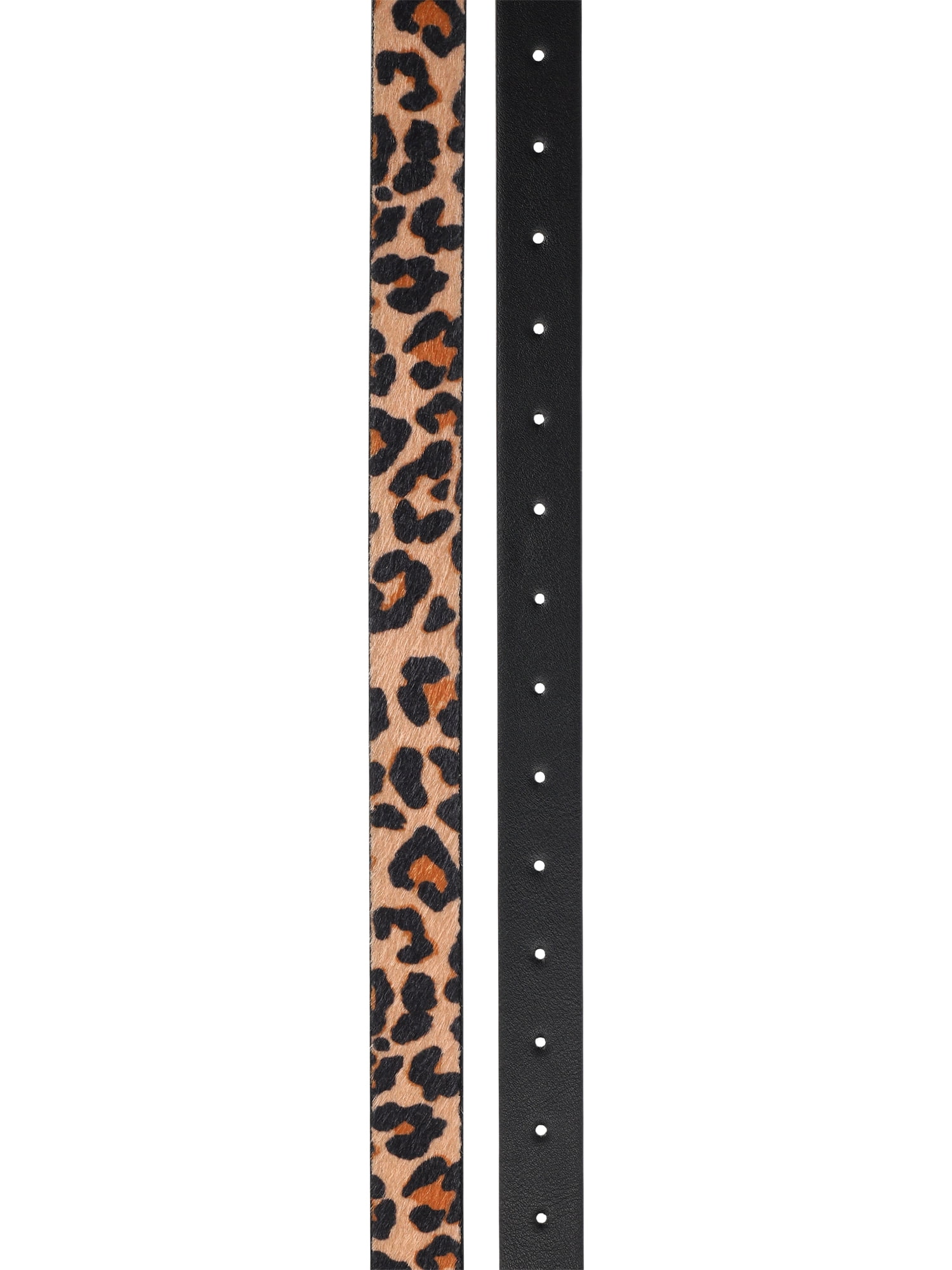 Madden NYC Women's Oval Buckle Leopard Belt Set, 2 Piece, Sizes S/M-3XL