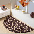 thumbnail image 2 of Furnishmyplace Giraffe Tall Order Area Rug for Living Room, Dining Room, Kids 24" x 48" Half Round, 2 of 5