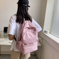 thumbnail image 5 of Fdrone Women Men Black Backpack School Backpack with Laptop Compartment Gym Bag Travel Laptop Backpacks College Students School Bag Bookbag with USB Charging Port, 5 of 8