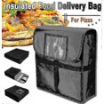 thumbnail image 3 of 11 Inches Insulated Pizza Delivery Bag Waterproof Takeaway Food Storage Case, 3 of 5